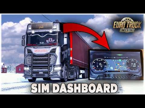 SIM DASHBOARD - A cheaper alternative to the side console? | ETS2 🚛🔥