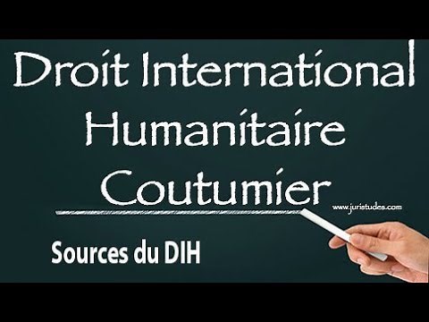 Sources du DIH : La Coutume Internationale