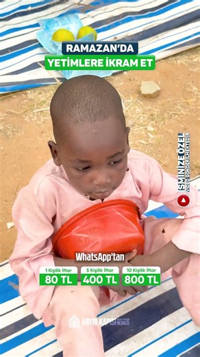 Mazlum coğrafyalarda yetim ve ihtiyaç sahibi kardeşlerimiz bu Ramazan’da da sizleri bekliyor.