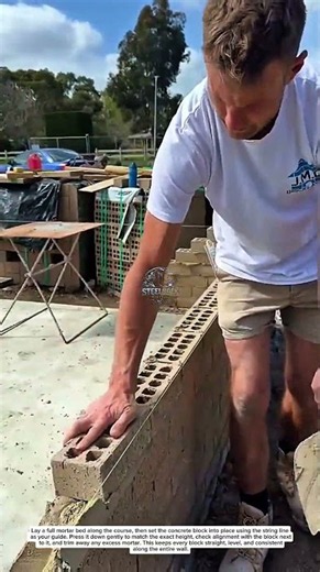 Fast Block Laying Technique – Perfect Alignment Every Time
