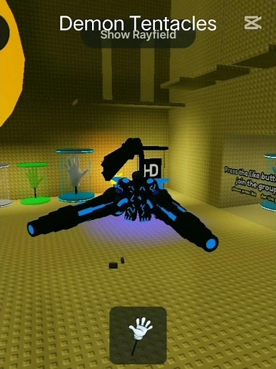 Demon Tentacles script☠️ #roblox #hacker