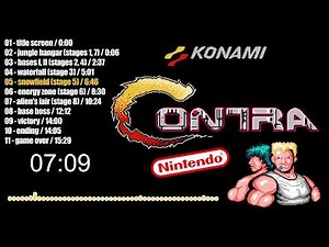 Contra OST | 1988 | NES - all soundtrack in one video