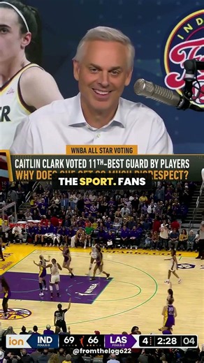 Caitlin Clark Voted 11th-Best Guard — Colin Cowherd Rips the Disrespect #shorts