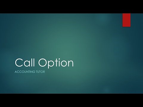 [0001] Journal Entries for Call Options