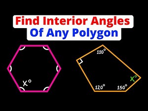 Find the Interior Angles of Any Polygon | Geometry | Eat Pi