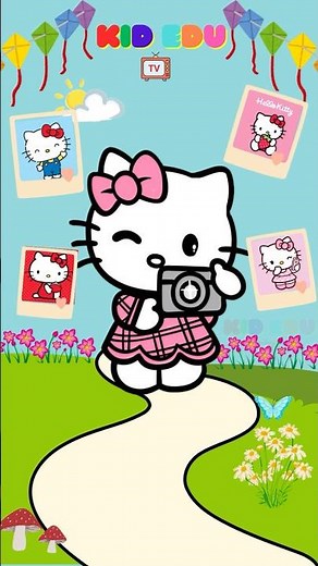 How to Draw Hello Kitty | Draw and Color Hello Kitty for Kids | Draw Hello Kitty So Cute