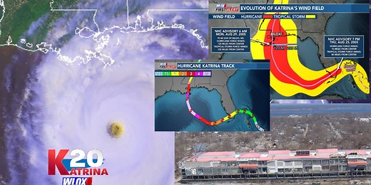 Katrina20: Deep dive into the track, intensity, surge and impacts in South Mississippi