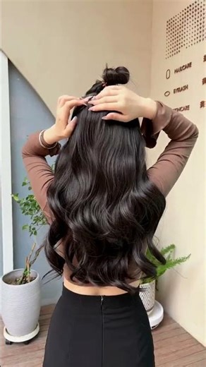 ✨ Seamless Hair Extension | Long & Wavy Hair Goals 💁‍♀️#HairExtension ✨#LongHairGoals 💖#WavyHair
