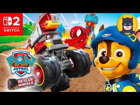 Ryhmä Hau PAW Patrol Rescue Wheels Mestaruussarja Suomeksi: Pantu-Cupit 3 - Nintendo Switch 2