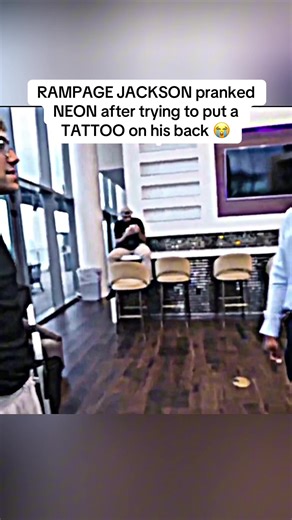 RAMPAGE JACKSON's Hilarious Tattoo Prank on NEON
