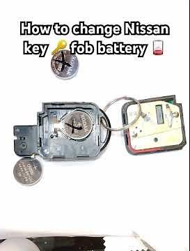 How to REPLACE NISSAN key 🔐 fob BATTERY # education