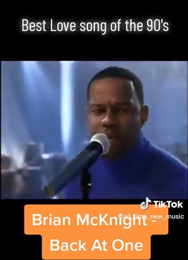 Best Love Song of the 90's | Brian McKnight - Back At One