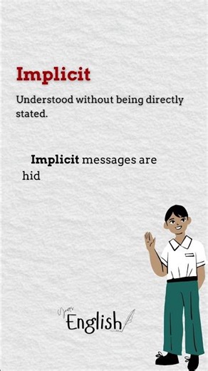 How to improve you language with words like Implicit