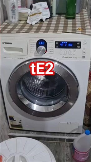 tE2 Error in Front Load Washing Machine