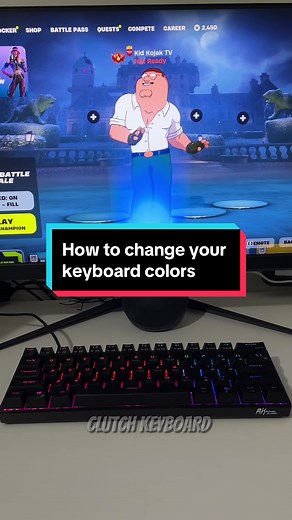 How to change your keyboad’s colors #keyboard #rk61 #gaming #setup #budgetkeyboard #color #fyp