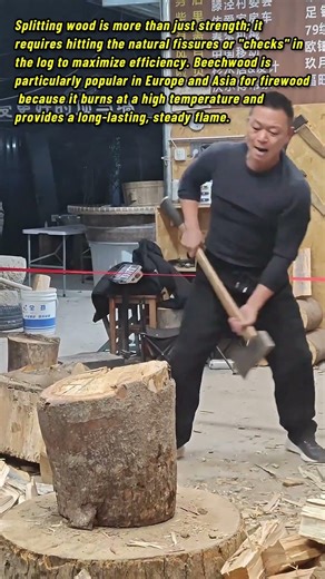 Mastering The Ancient Power Of Splitting Massive Wood Logs