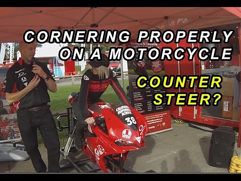 How to Corner on a Motorcycle Properly. Body Position and Counter Steering in Cornering your Bike.