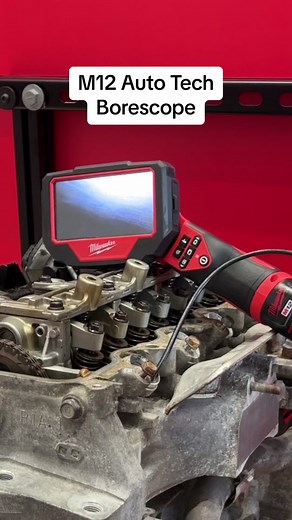 Milwaukee M12 AUTO TECHNICIAN BORESCOPE November Release: $499 The 5mm camera head, paired with a 3' cable optimized for rigidity, allows for best access in tight spaces, including glow plug holes and fuel injector ports. Front and side view cameras with adjustable LED brightness provide increased application viewing. High-definition photo and video capture with 4x zoom allows the technician to diagnose hairline cracks with confidence. #milwaukeetool #milwaukeepipeline #shoppife