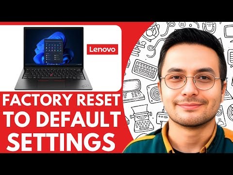 How to Factory Reset Lenovo Laptop to Default Settings - 2025 (NEW METHOD)