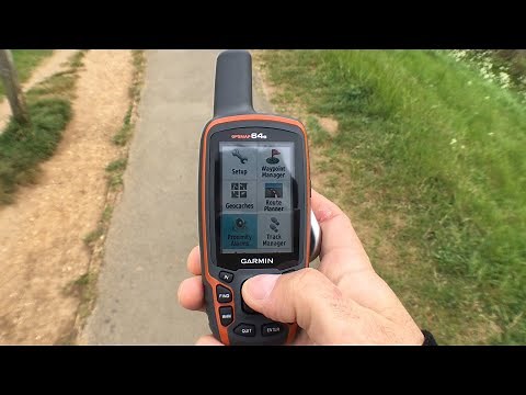 Marking points and tracks with a Garmin GPSMAP64s