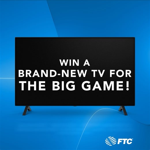 40 comments | Want to watch the big game on a brand new TV?!  Comment on this post why you love FTC to be entered in our Big Game Contest! ✅Submission Deadline: Feb. 3 ✅Winner: Selected at random ✅Eligibility: Must be an FTC customer to claim the prize | Farmers Telephone Cooperative | Facebook