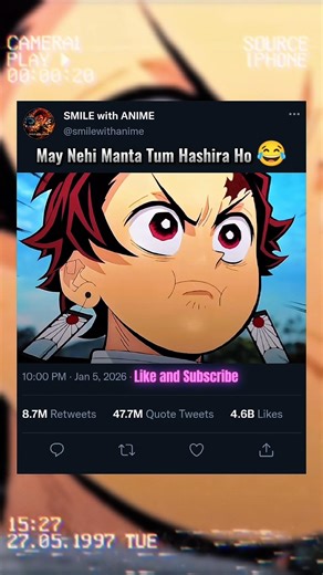 May Nehi Manta Tum Hashira Ho😅😂 #demonslayer #kimetsunoyaiba #inosuke #tanjiro #zenitsu #animeedit