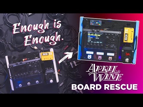Rebuilding April Wine’s Tour Pedalboard