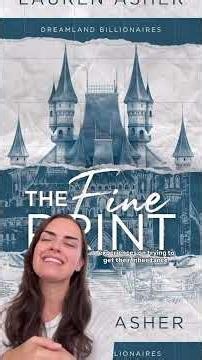 The Fine Print by Lauren Asher A theme park twist on enemies-to-lovers? Yes, please