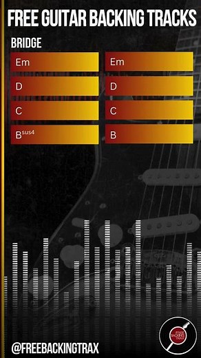 Free Guitar Backing Track | Ballad in E Minor | Practice & Jam