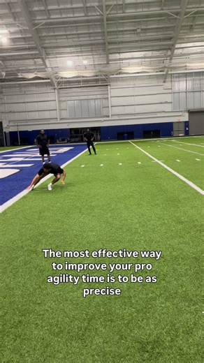 Coach Ryan Horton | Today was our first day working pro agility (aka short shuttle or 5-10-5) and L drills. We start by focusing on the first 5 yards of each... | Instagram