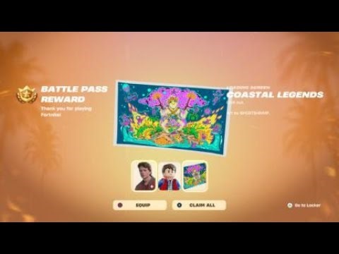 Fortnite Loading Screen: COASTAL LEGENDS