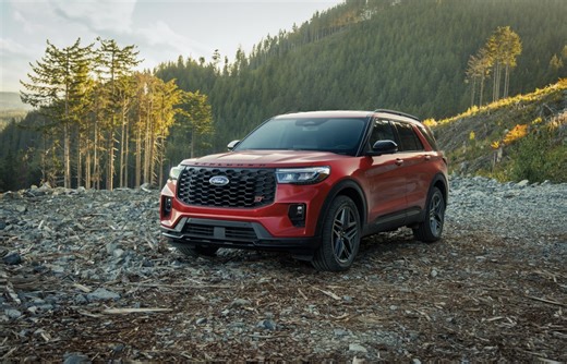 2025 Ford Explorer ST In Rapid Red: Gallery