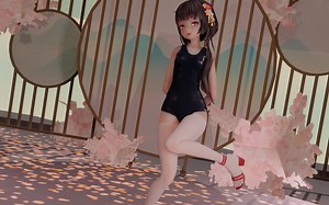 【eevee/布料模拟/真实皮肤】冷鸟：死库水陪白丝，简简单单跳个舞Gimme×Gimme （审核哥哥最帅让我过！！）