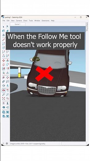 Curved Ramp Design in SketchUp! Using the Helix and Upright Extruder extensions. #sketchuptutorial
