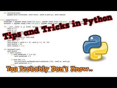 Python Tips and Tricks