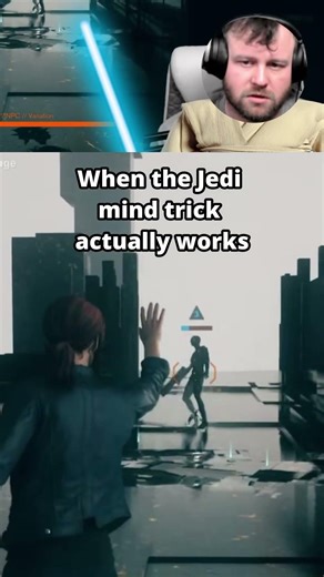 Jedi mind trick actually works in Control... It's SUPER EFFECTIVE 💀 #control #gaming #starwars