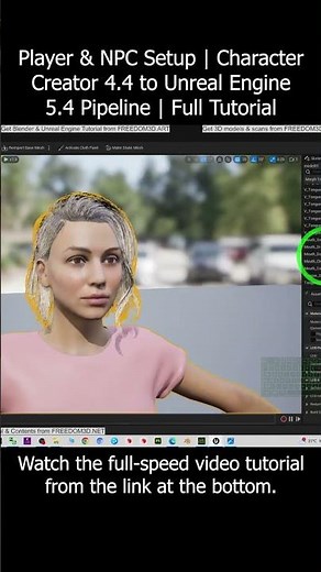 Player & NPC Setup | Character Creator 4 to Unreal Engine 5.4 Pipeline | Tutorial #cc4 #unrealengine