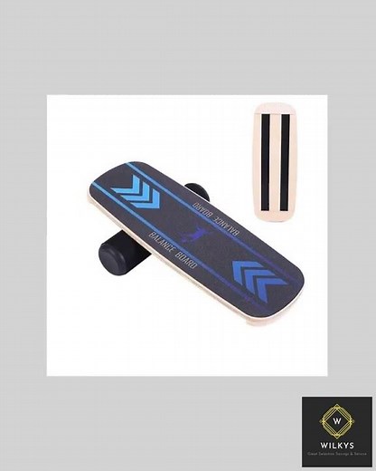 Non Slip Yoga Balance Board Rehabilitation Training Wood