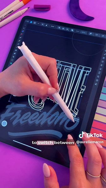 Ever since I heard that Affinity combined vectors and pixels, I have been so excited to try it. Being able to create a stroke is what does it for me. 😉 I have converted my most popular brushes so you can add depth, texture, and shine to your vector artworks. You’ll have complete creative freedom with the 3D Letters Toolkit for Affinity! 🪐 T O O L S ✍🏽 iPad Pro 12.9” (4th generation 256GB) Apple Pencil (2nd generation) Affinity app @Affinity by Serif Brushes are available on the Affinity websi