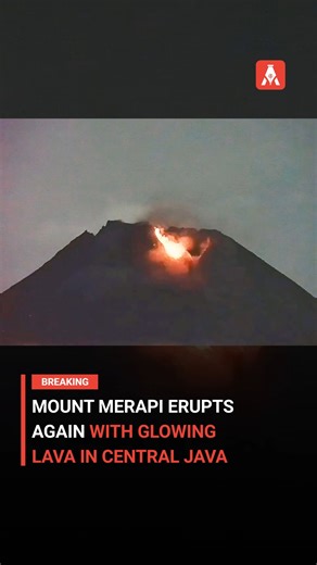 ARCLANTIC | Mount Merapi in Central Java and Yogyakarta is erupting steadily, with glowing lava flows, gas emissions, and rockfalls. Recent activity... | Instagram
