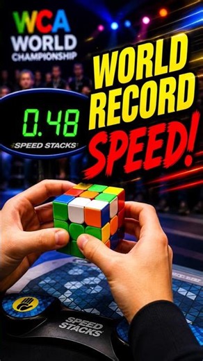FASTEST Rubik’s Cube Solve Ever? 0.48 Seconds! ⚡#shorts #rubikscube #youtubeshorts #feedshorts #usa