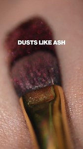 Meet our bestselling shade Dark Flame 🖤🔥⁠ A smouldering multichrome that shifts between deep violet, ember red, and molten bronze, like dragon fire caught in moonlight.⁠ ⁠ Inspired by dark fantasy worlds and forbidden power, Dark Flame is perfect for bold eyes, layered looks, and making your mark.⁠ #booktok #fourthwing #ironflame #onyxstorm #questionbeauty #multichrome #eyeshadow #darkfantasy | Question Beauty