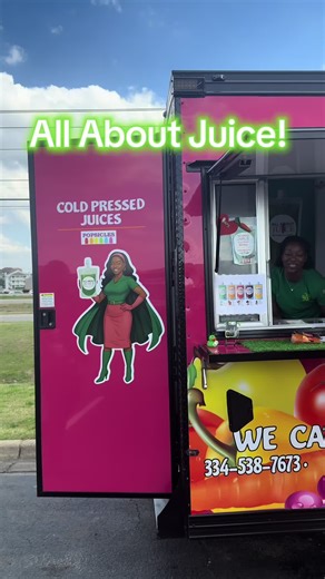 All About Juice stopped me in my tracks ! The colors and the owners are so fun and you can tell they enjoy their business!! I really enjoyed the Pineapple Twist and I think it’s my favorite so far ! Can’t wait to go back and get the Green Ranger ! It was sold out by the time I pulled up so I know it SLAPS !! Yall go check them out and tell them Tierra sent ya !! 🫶🏾💕 #allaboutjuice #thingstodoinmontgonery #montgomeryalabamafoodtrucks