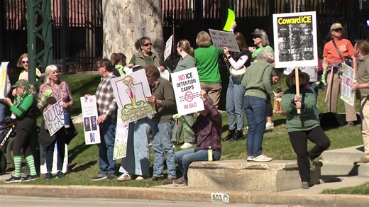 Utahns gather to protest ICE detention center