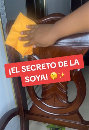 El secreto de la soya para restaurar muebles
