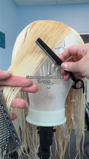 ANASTASIA | Alternative Hairstylist Orlando on Instagram: "Side part, side bangs, scene bangs whatever you wanna call them they’re so BACK!! I’m an alternative hairstylist in Orlando Florida specializing in scene hair, vivid colors, and custom haircuts !! Link in bio!"