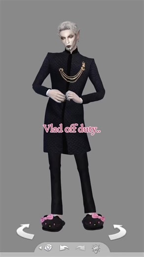 Vlad x Hello Kitty.🩸🎀😂 #thesims4 #hellokitty #sims #vampire #fyp