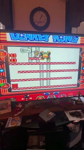 Donkey Kong ‘94 First Level Scene on Super Game Boy 2