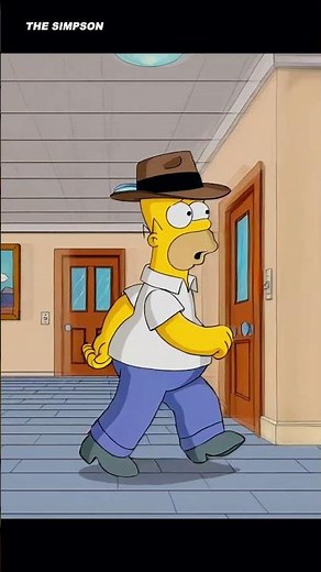 Homer Simpson Loses His Hat with Dignity #simpsons