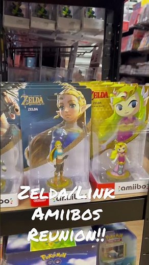 The legend of Zelda Link/Zelda Amiibo Reunion!!